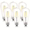 Luxrite ST19 LED Edison Light Bulbs 8W 75W Equivalent 800LM 4000K Cool White Dimmable E26 Base, 6PK LR21653-6PK - alternate 1